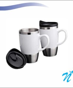 WHITE SIPPER WITH HANDLE - 500 ml