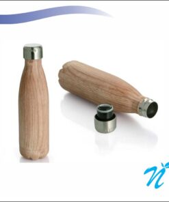 Wooden Cola Vacuum Bottle - 500 ml