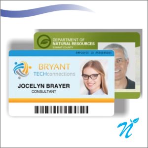 Multi Colour Employee Card