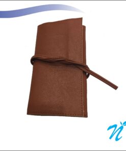Faux Leather Travel Accessories Kit (Tan Colour)