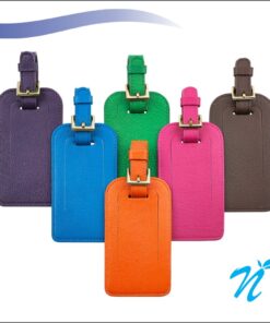 Faux Leather Luggage Tag