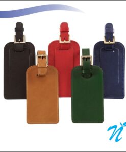 Faux Leather Luggage Tag