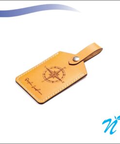 Faux Leather Luggage Tag
