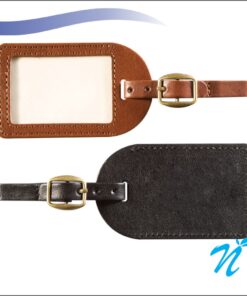 Faux Leather Luggage Tag