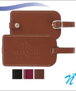 Faux Leather Luggage Tag