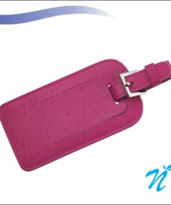 Faux Leather Luggage Tag