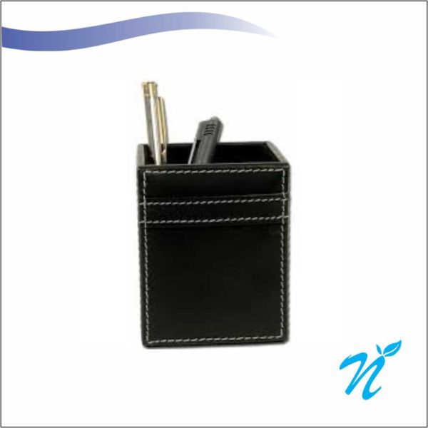 Pure Leather Pen Stand