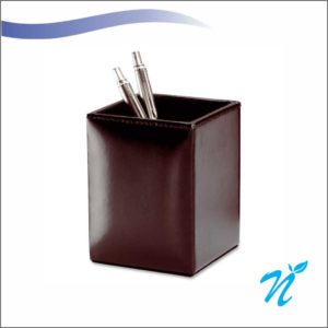 Pure Leather Pen Stand