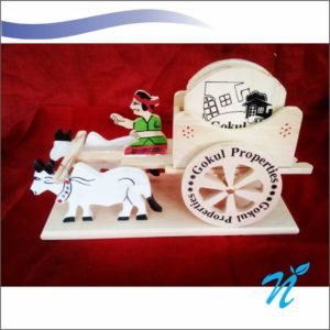 Bullock Cart Coaster Set