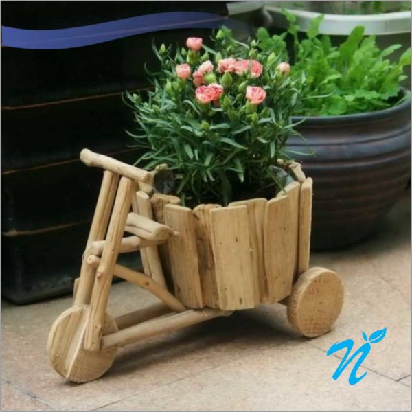 Premium Handmade Cycle Flower Pot