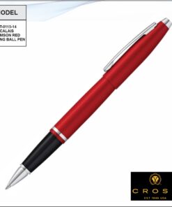 Calais Crimson Red Rolling Ball Pen