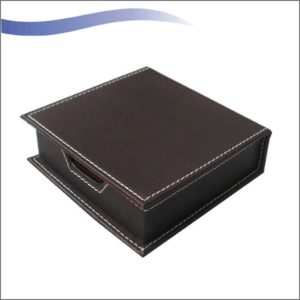 Medium Memo Pad - Leather - Without Paper