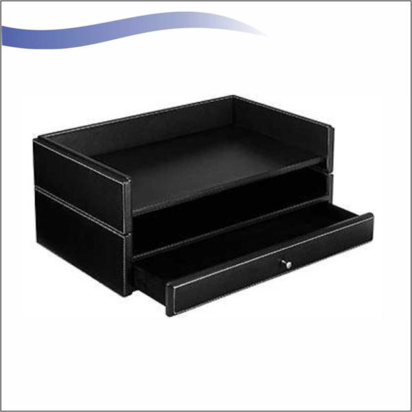 Leatherette Organiser Drawer - For Table