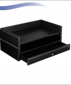 Leather Organiser Drawer - For Table