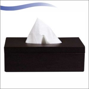 Leatherette Tissue Paper Holder - Without Tissue