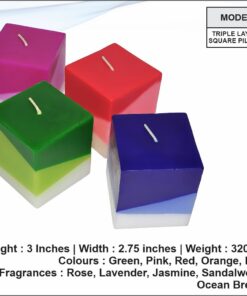 Triple Layered Square Pillar
