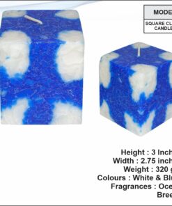 Square Cloud Candle