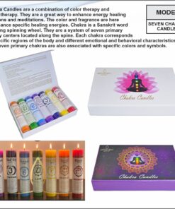 7 Chakra Candles Set