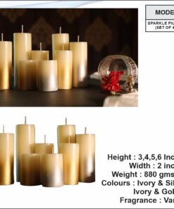Sparkle Pillars ( Set of 4 )