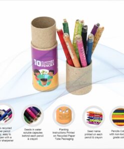 Plantable Colouring Seed Pencils And Crayons