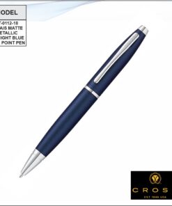 Calais Matte Metallic Midnight Blue Ballpoint Pen