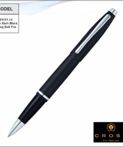 Calais Matt Black Rolling Ball Pen