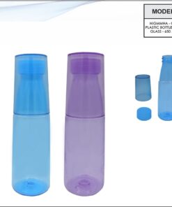 Plastic Bottle with Glass