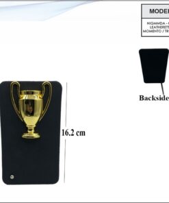 Leatherette Desktop Plaque
