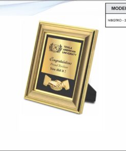 Plaque 8.5 inches x 10 inches