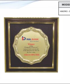 Plaque 13 inches x 13 inches