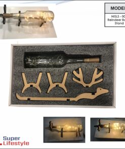 Reindeer Bottle Lamp