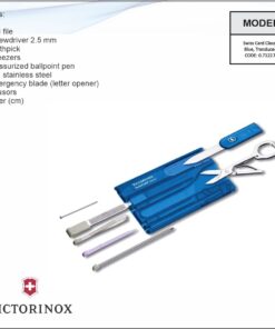 Victorinox Swiss Card Classic, Blue, Translucent