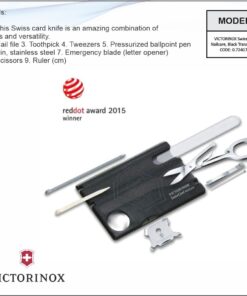 Victorinox SwissCard Nailcare, Ice-blue Translucent