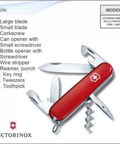 Victorinox Swiss Knife – Spartan Red - 12 Functions