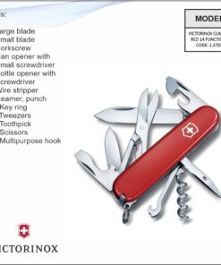 Victorinox Swiss Knife - Climber Red - 14 Functions