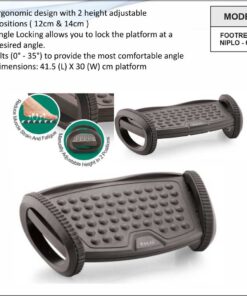 Height Adjustable & Angle Rocking Footrest