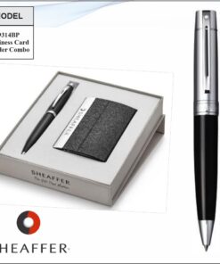 Sheaffer Business Card Holder And Pen Combo