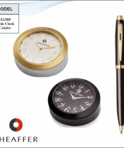 Sheaffer Table Clock  And Pen Combo