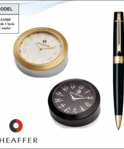 Sheaffer Table Clock  And Pen Combo