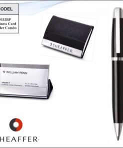 Sheaffer Business Card Holder And Pen Combo