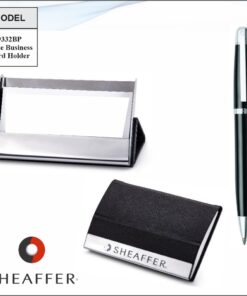 Sheaffer Business Card Holder And Pen Combo