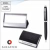 Sheaffer Business Card Holder And Pen Combo