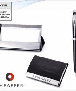 Sheaffer Business Card Holder And Pen Combo