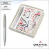 Sheaffer A6 Multi Colour Printed Notebook And Pen Combo