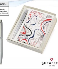 Sheaffer A6 Multi Colour Printed Notebook And Pen Combo
