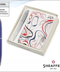 Sheaffer A6 Multi Colour Printed Notebook And Pen Combo