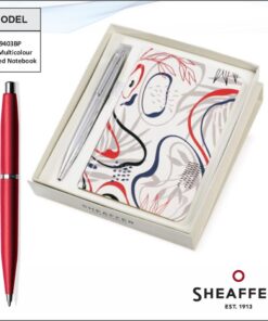 Sheaffer A6 Multi Colour Printed Notebook And Pen Combo