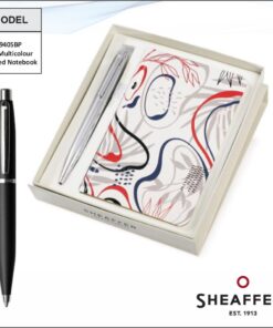 Sheaffer A6 Multi Colour Printed Notebook And Pen Combo