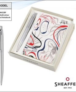 Sheaffer A6 Multi Colour Printed Notebook And Pen Combo