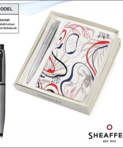 Sheaffer A6 Multi Colour Printed Notebook And Pen Combo